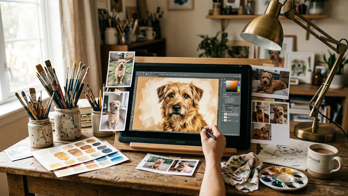 Two Pets, One Portrait: How Multi-Pet Portraits Work