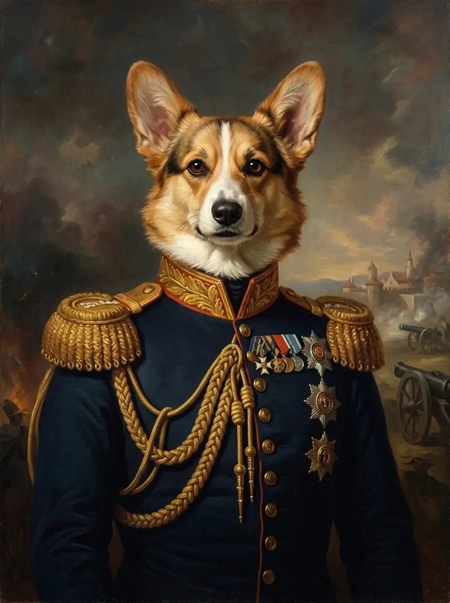 Father's Day pet portrait gift