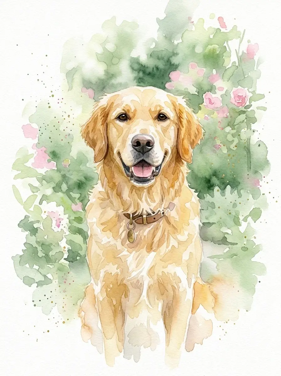 Mother's Day pet portrait gift