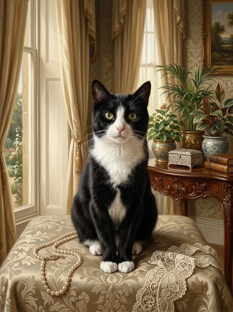 The Duchess pet portrait example