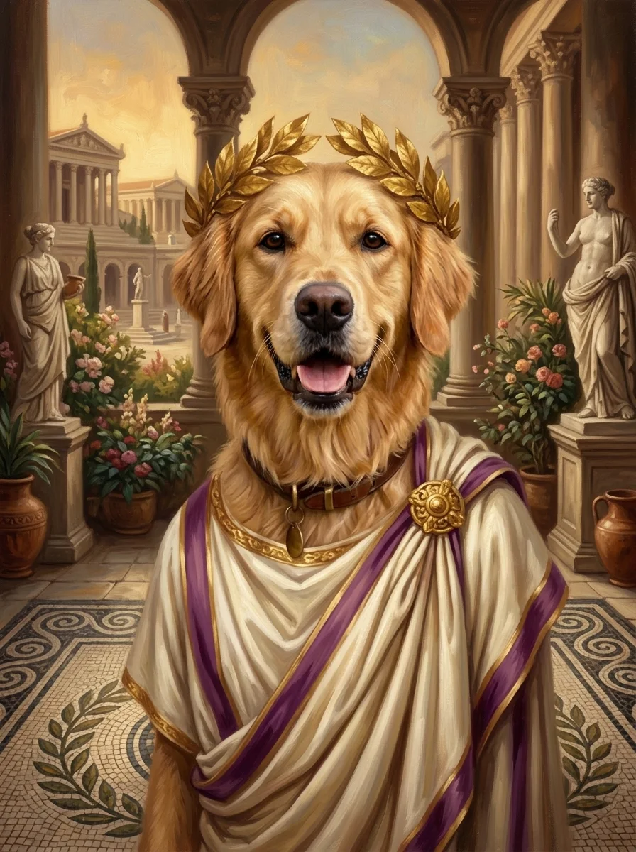The Emperor Pet Portrait