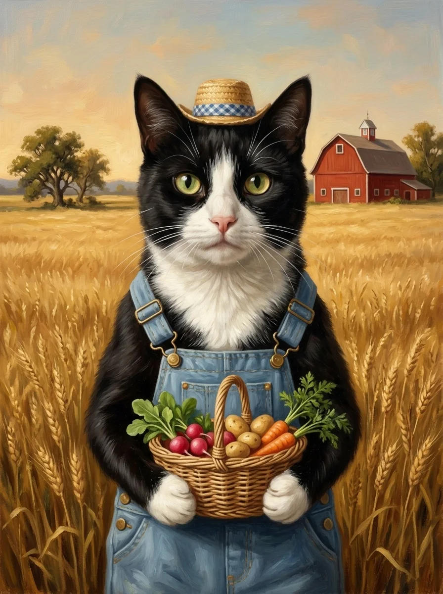 Farmer Pet Portrait
