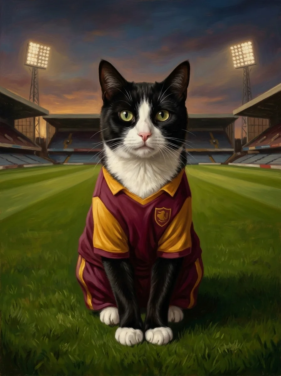 The Footballer Pet Portrait