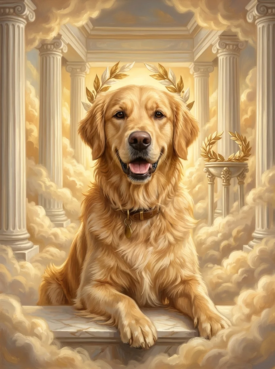 Greek God Pet Portrait