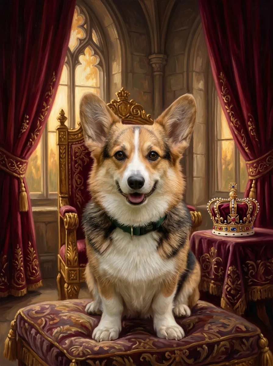 King Pet Portrait