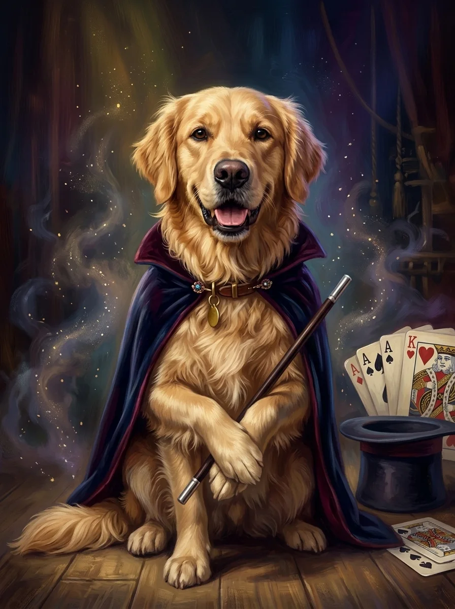 Magician Pet Portrait