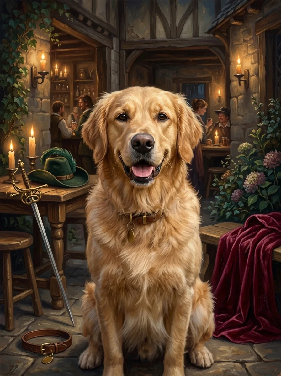 Musketeer Pet Portrait