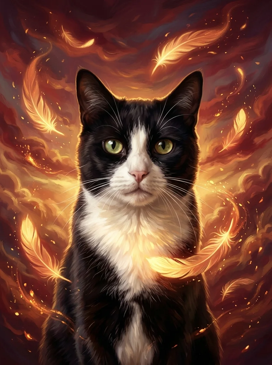The Phoenix pet portrait example