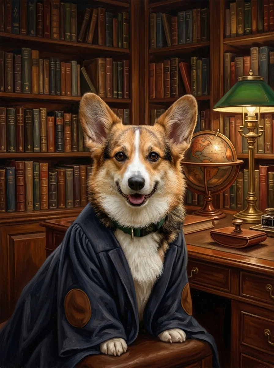 Professor Pet Portrait
