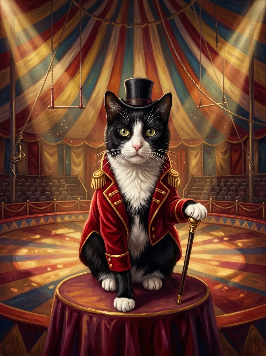 Ringmaster Pet Portrait