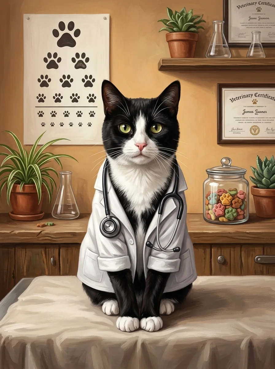 Veterinarian Pet Portrait